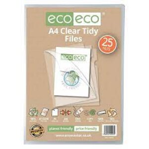 Eco Eco Clear Tidy Files 25 pack