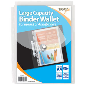 Tiger Large Capacity Binder Wallet