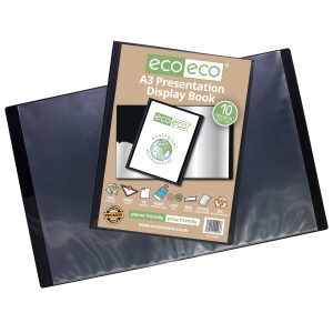 Eco Eco A3 Presentation Display Book - 10 Pockets