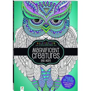 Kaleidoscope Magnificent Creatures Colouring Book