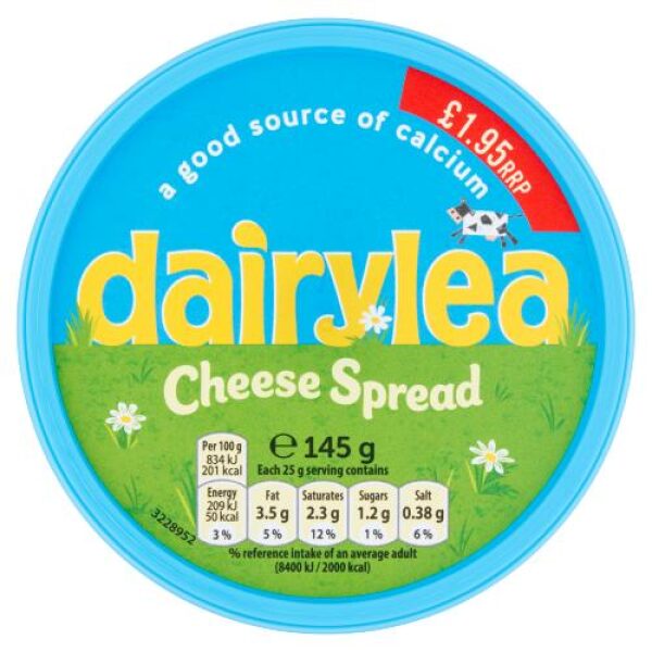 Dairylea Cheese Spread 145g – A. B. Snell & Son