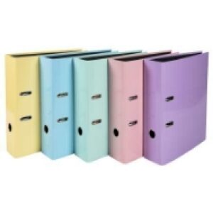 Aquarel Lever Arch File 80mm Spine Laminated - Various Colours