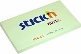 Stick'N Notes 76 x 127mm - Various Colours
