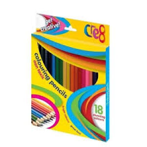 Cre8 Colouring Pencils - 18 Pack