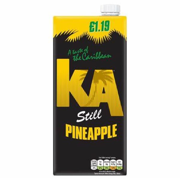 KA Still Pineapple Juice 1 Litre
