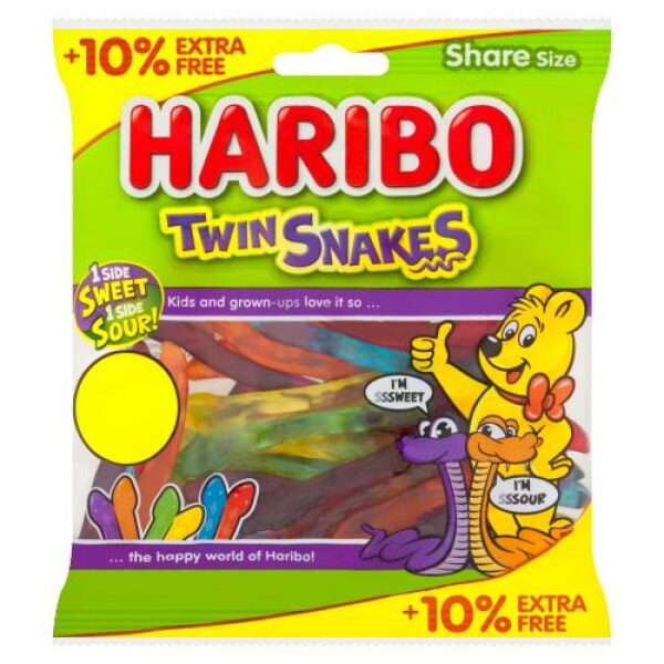 Haribo Twin Snakes 154g