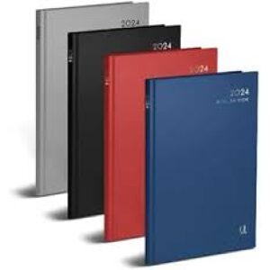 2025 Diary A5 Week to View Page A Day Slim Pocket Diary Hard Backed