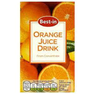 Orange Juice Drink Carton 250ml