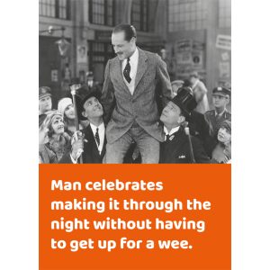 Man Celebrates