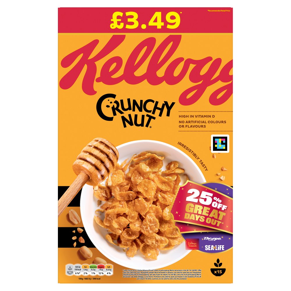 Kellogg's Crunchy Nut Cornflakes 460g