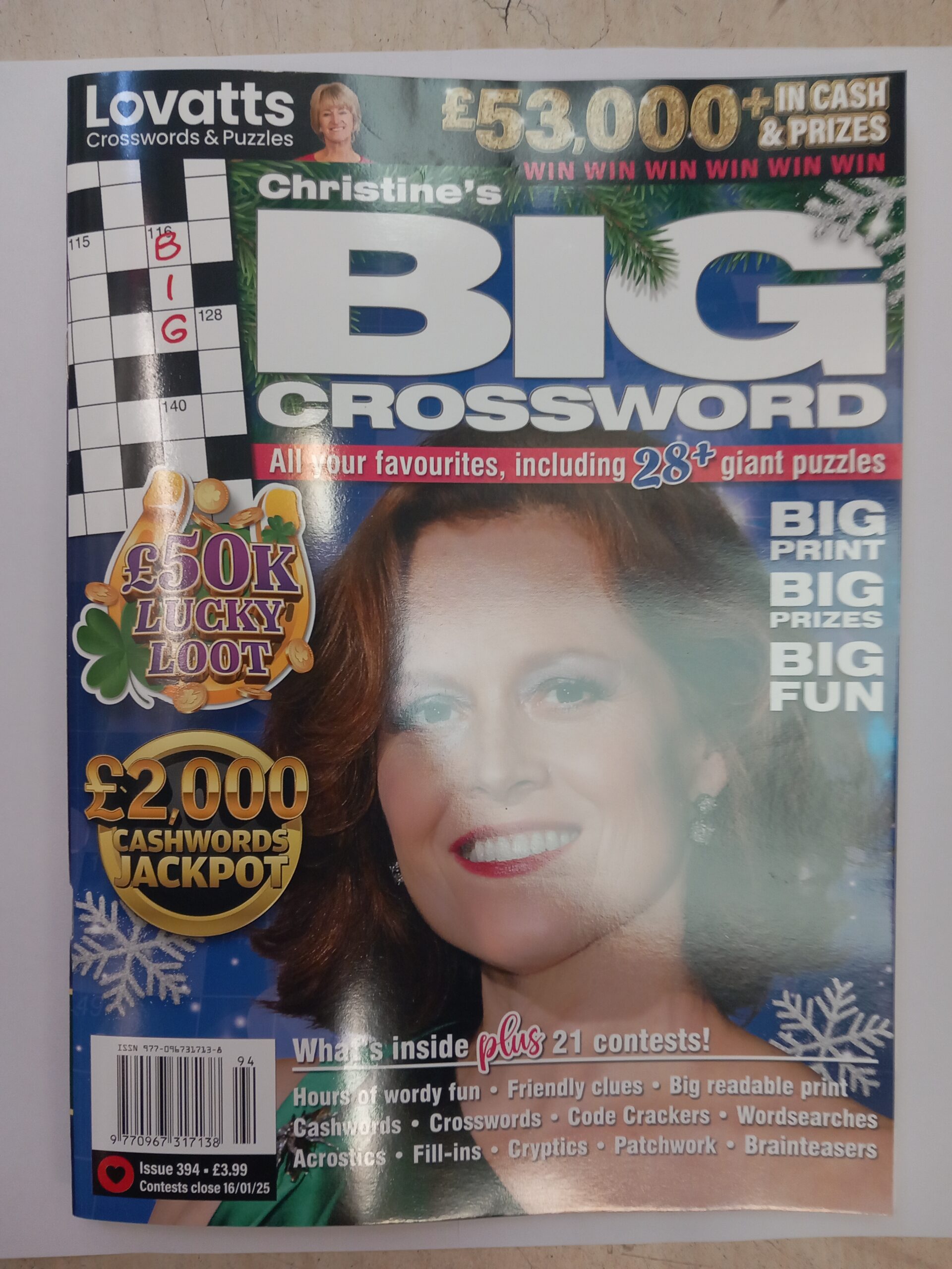 Lovatts Christine's Big Crosswords