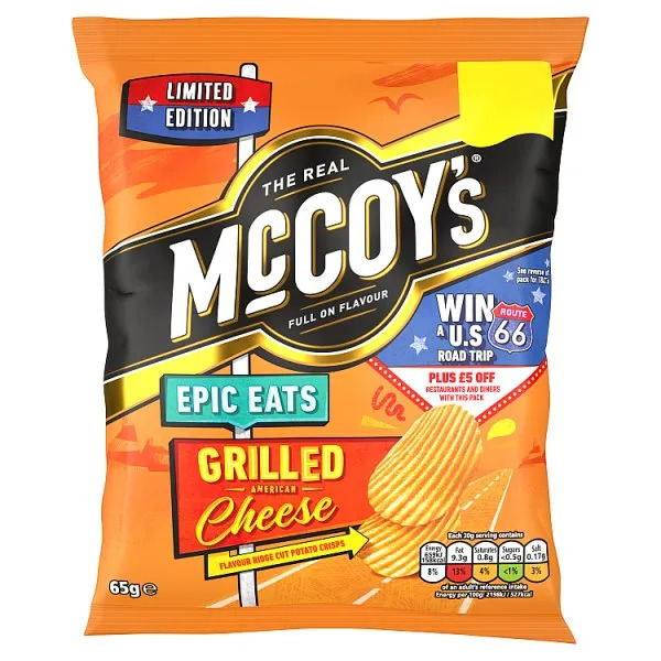 McCoys Grilled Cheese 65g